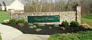 Entrance Sign Ringgold Estates